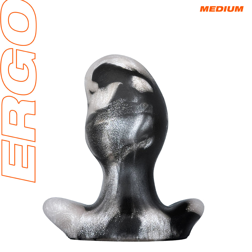 Ergo Buttplug M Platinum Swirl | 840215120694 | Discreet Personal Wellness