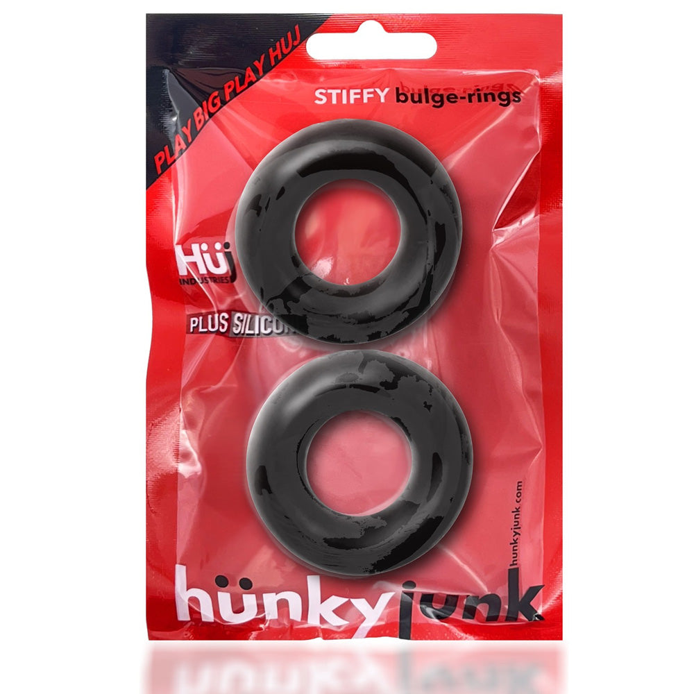 Stiffy 2-Pack Penisrings Tar Ice | 840215121073 | Discreet Personal Wellness