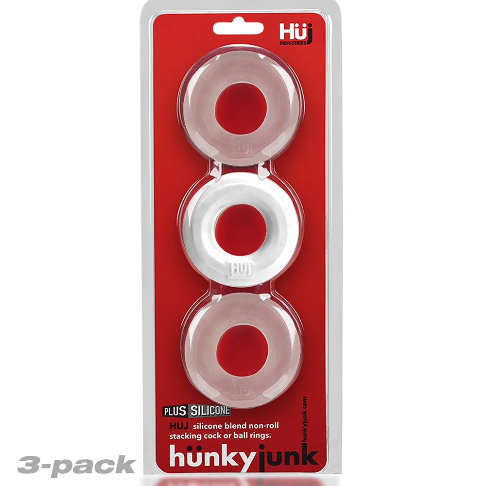 Huj3 C-Ring 3-Pack White Ice | 840215121639 | Discreet Personal Wellness