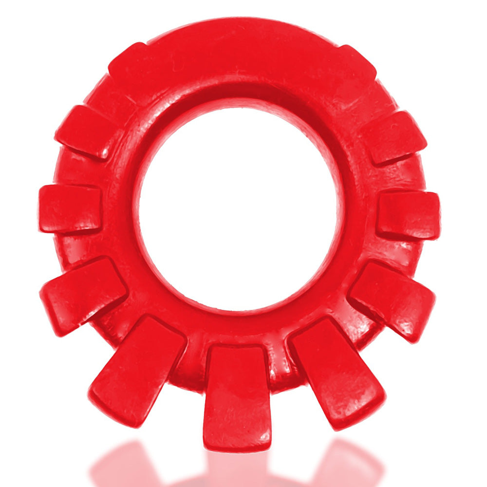 Penis-Lug Lugged Penisring Red | 840215122100 | Discreet Personal Wellness