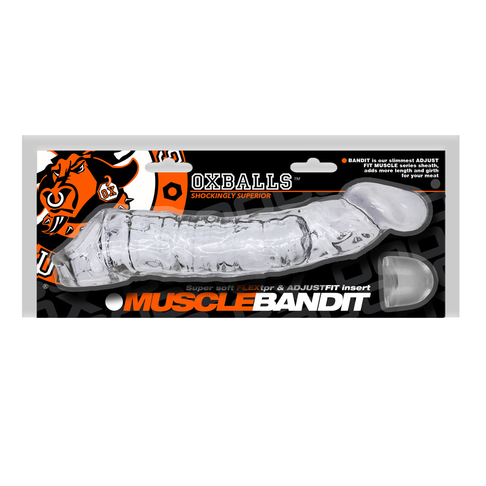 Muscle Bandit Slimmest Muscle Penisheath Clear | 840215122902 | Discreet Personal Wellness