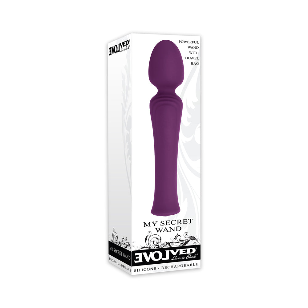 My Secret Wand Purple Vibrator | 844477013466 | Discreet Personal Wellness