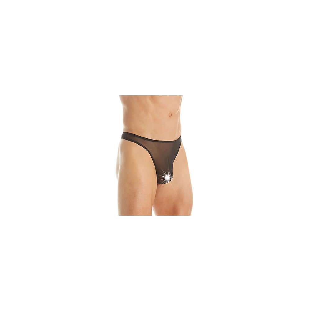 Wonder Thong Mesh 3/4X Black | 845830017046 | Discreet Personal Wellness