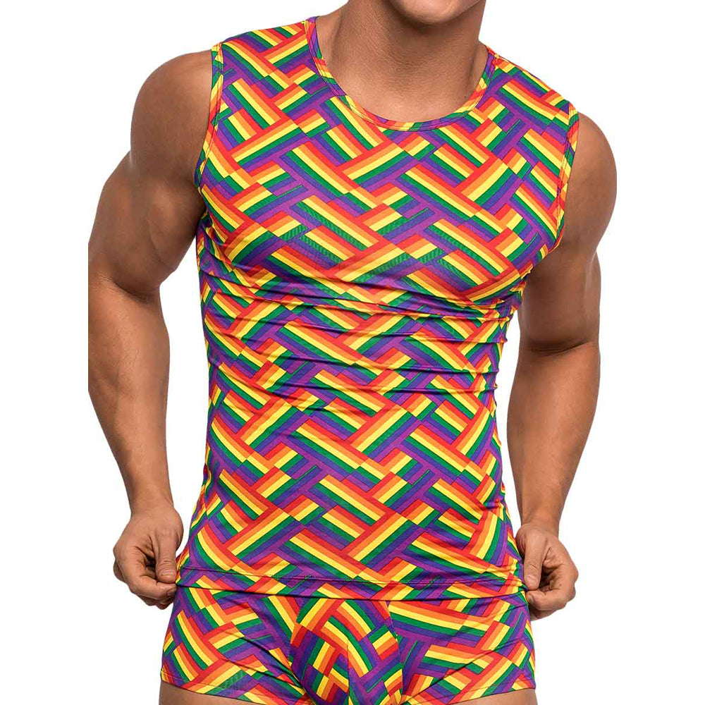 Pride Fest Fitness Tank Print S | 845830074636 | Discreet Personal Wellness
