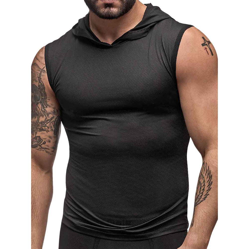 Black Nite Hoodie Tank Black Small | 845830081832 | Discreet Personal Wellness