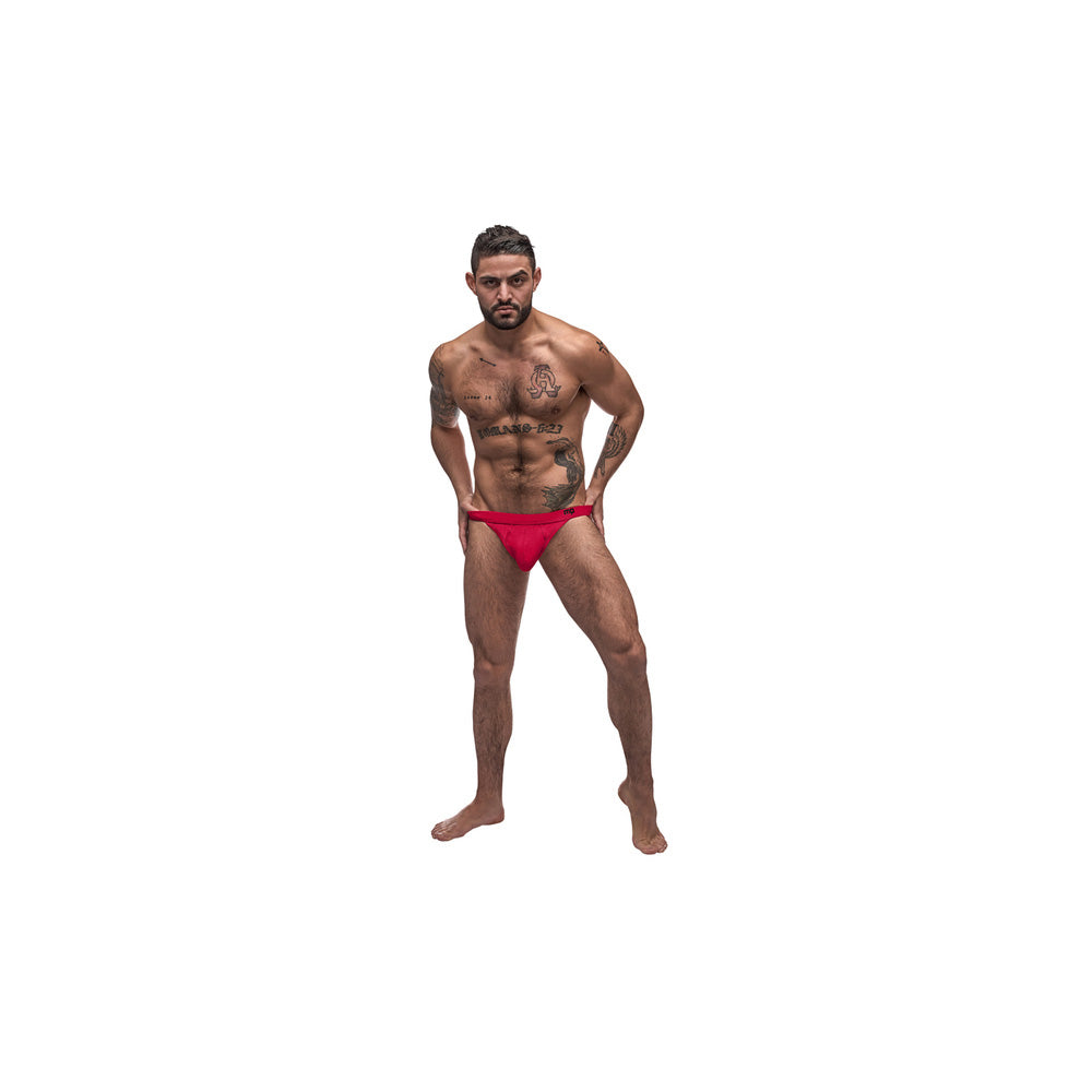 Pure Comfort Modal Bong Thong Red S/M | 845830082181 | Discreet Personal Wellness