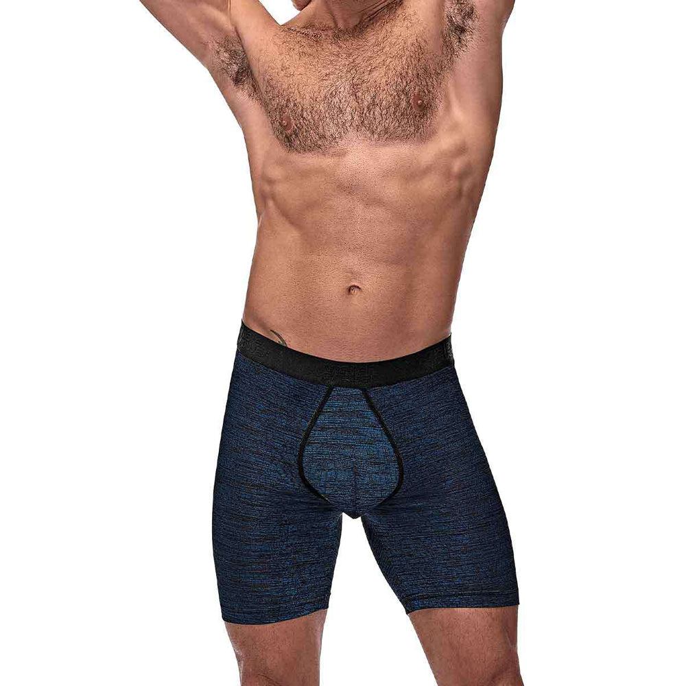 Peak Performance Long Leg Short Blue Small | 845830084352 | Discreet Personal Wellness