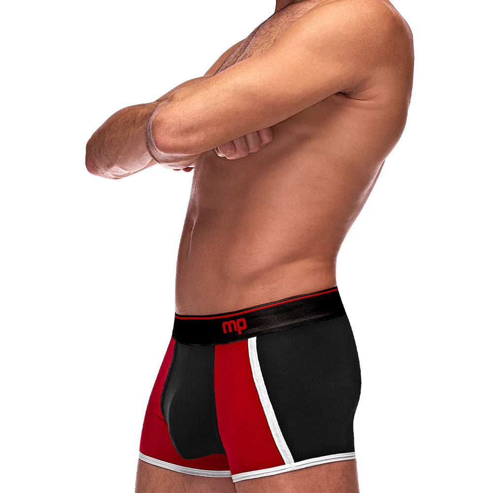 Retro Sport Panel Short Black Small | 845830085564 | Discreet Personal Wellness