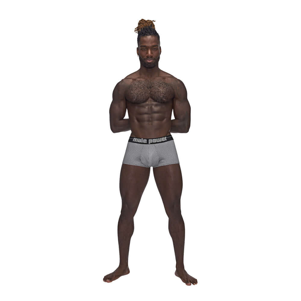 Sexagon Mini Short Grey Medium | 845830086349 | Discreet Personal Wellness