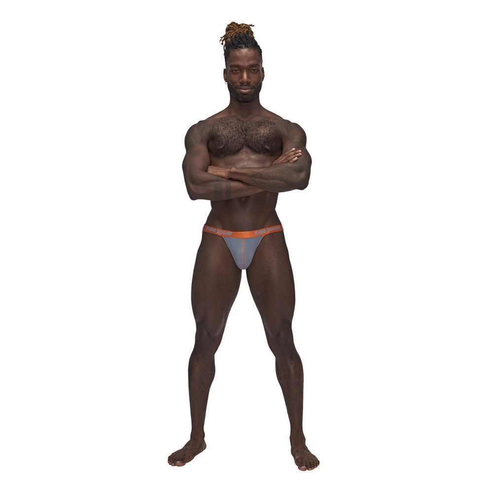 Casanova Uplift Jock Grey S/M | 845830086677 | Discreet Personal Wellness