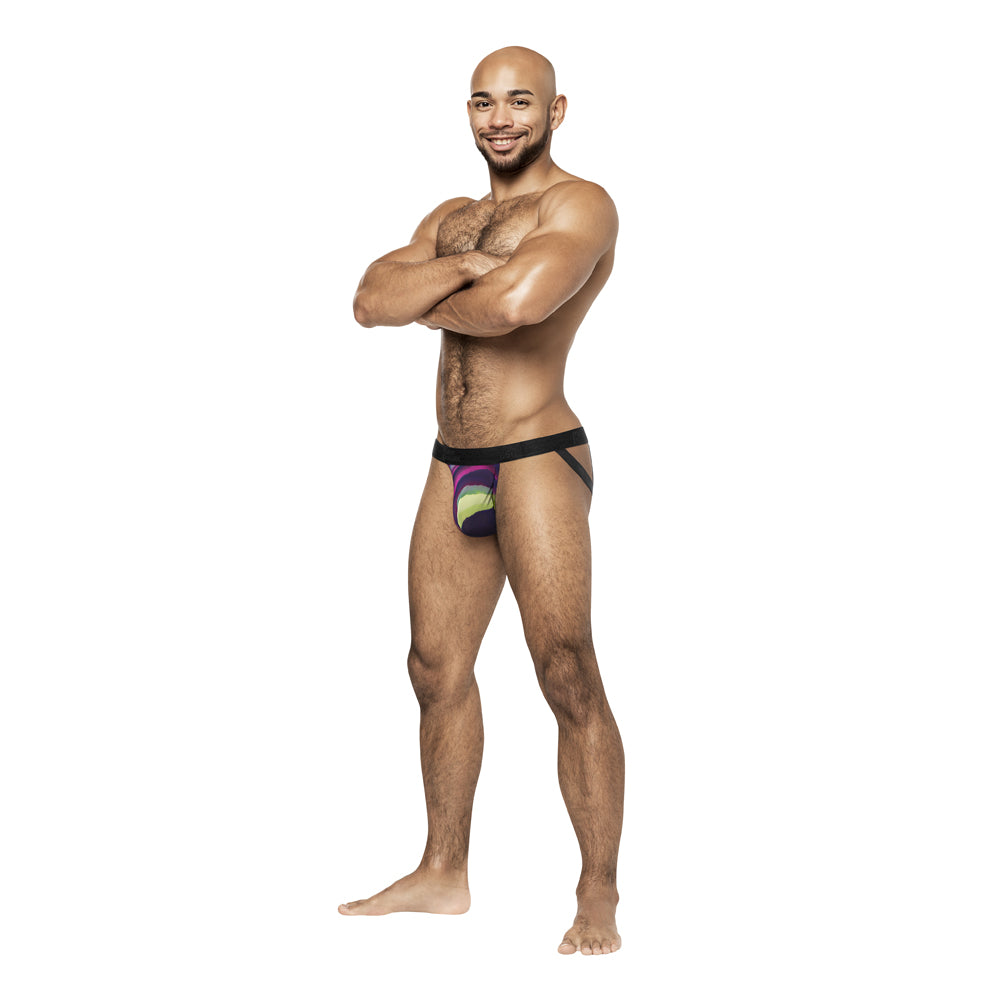 Galactic Strappy Ring Jock S/M | 845830088756 | Discreet Personal Wellness