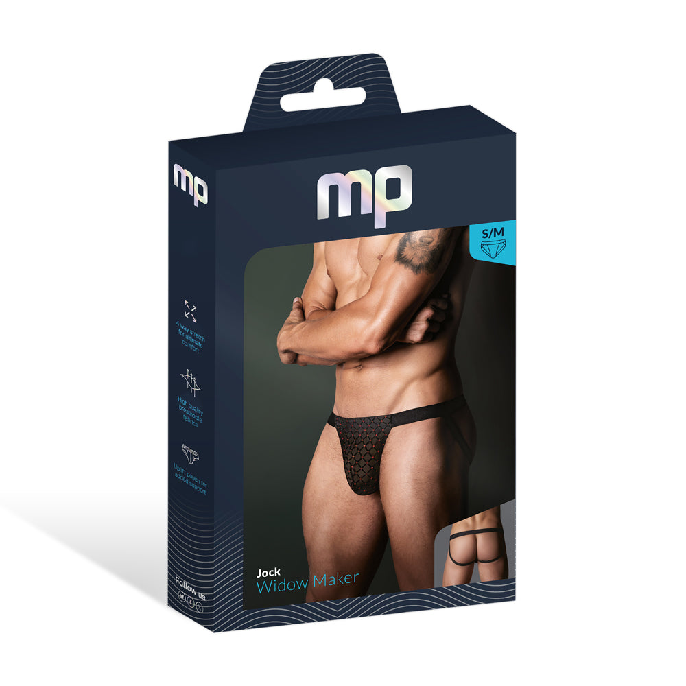 Widow Maker Classic Jock Black S/M | 845830093828 | Discreet Personal Wellness