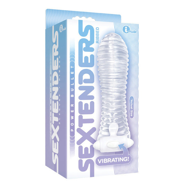 The 9's Vibrating Sextenders Ribbed | 847841025102 | Discreet Personal Wellness