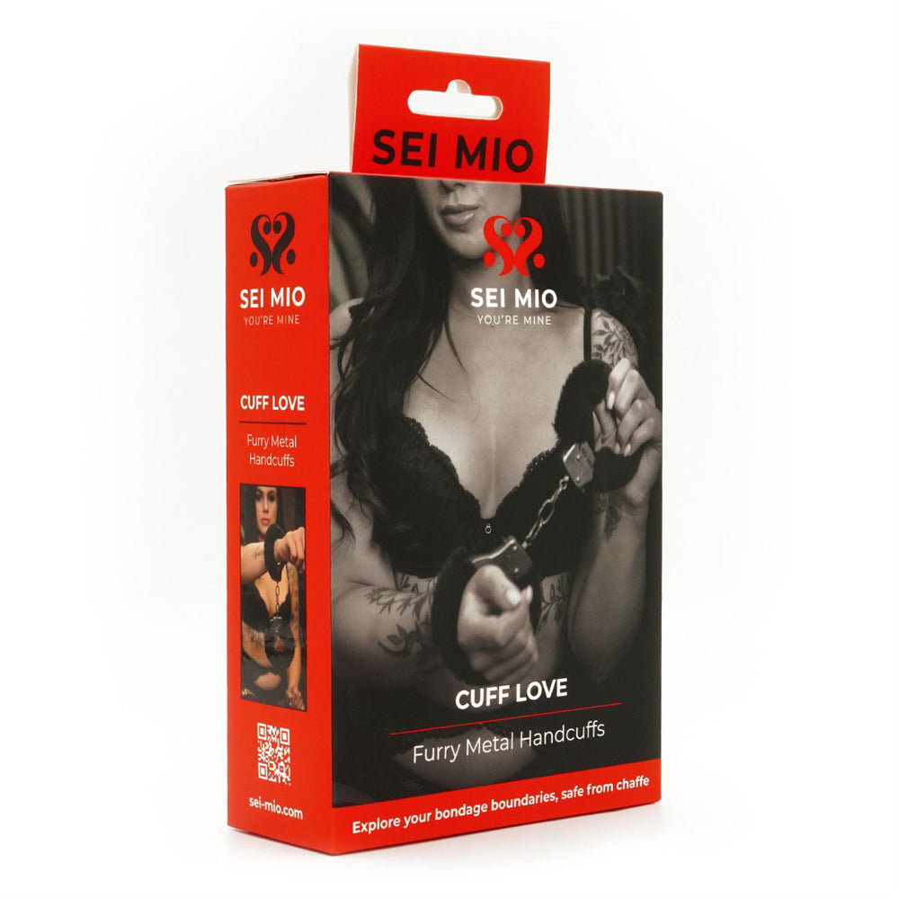 Sei Mio Cuff Love Furry Handcuffs | 847878001834 | Discreet Personal Wellness
