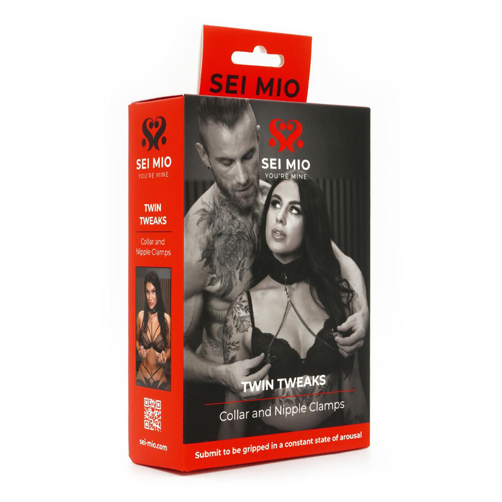 Sei Mio Twin Tweaks Collar And Clamps | 847878002428 | Discreet Personal Wellness