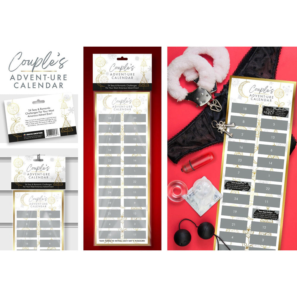 The Couple's Advent-Ure Scratch Calendar | 847878004347 | Discreet Personal Wellness