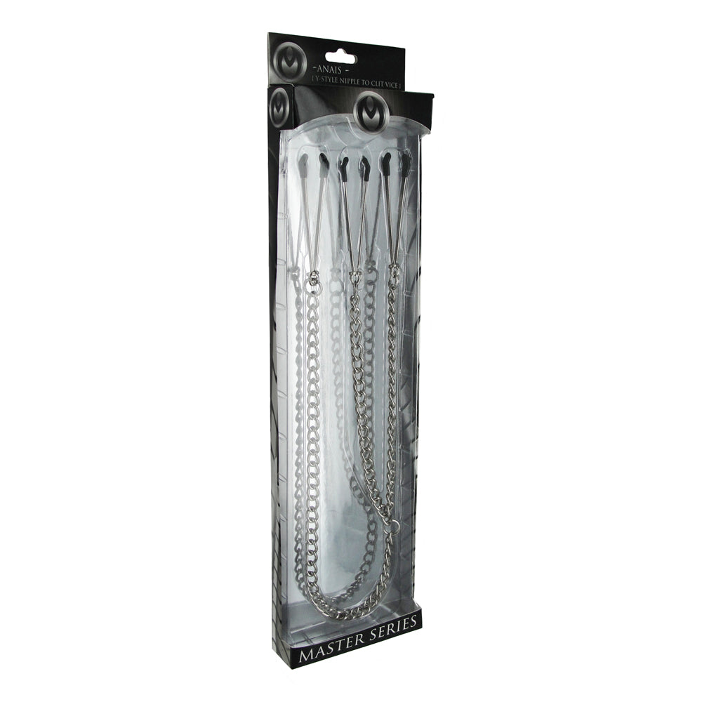 Masters Series Anais Y-Style Nipple To Clitoris Set | 848518000750 | Discreet Personal Wellness