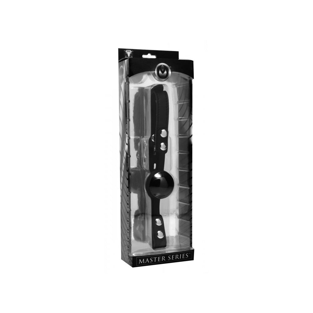 Master Series Premium Hush Locking Silicone Comfort Ball Gag | 848518017345 | Discreet Personal Wellness