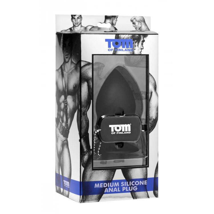 Tom Of Finland Anal Plug Medium Silicone | 848518018540 | Discreet Personal Wellness