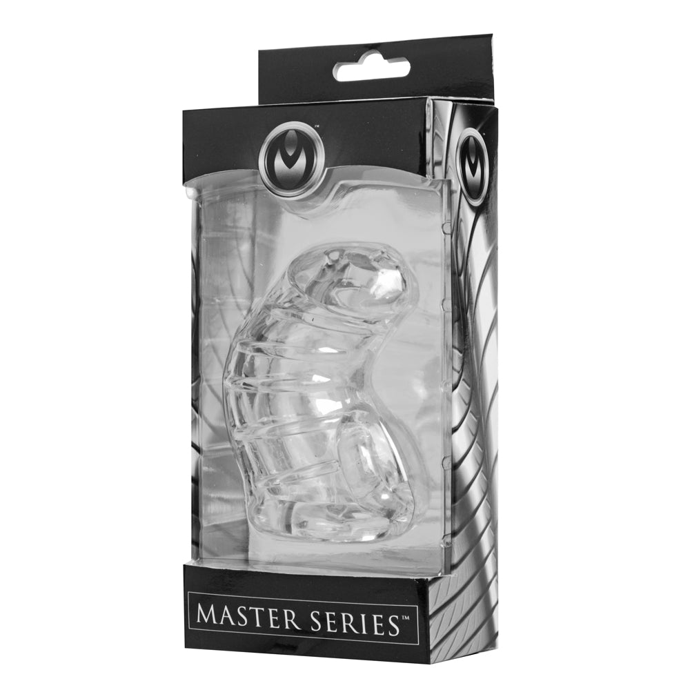 Master Series Detained Soft Body Chastity Cage | 848518018977 | Discreet Personal Wellness