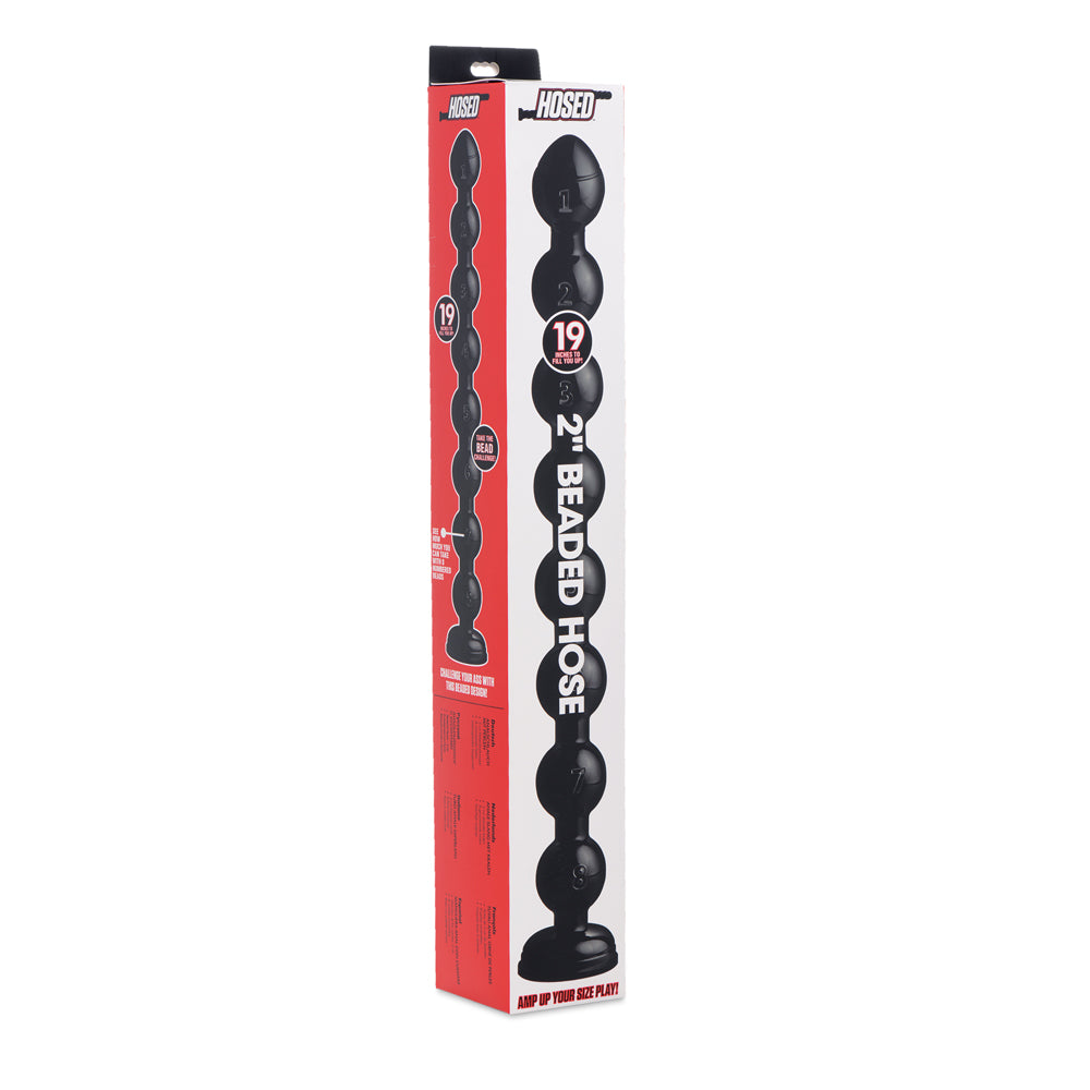 Hosed 19 Inch Beaded Thick Anal Snake | 848518029638 | Discreet Personal Wellness