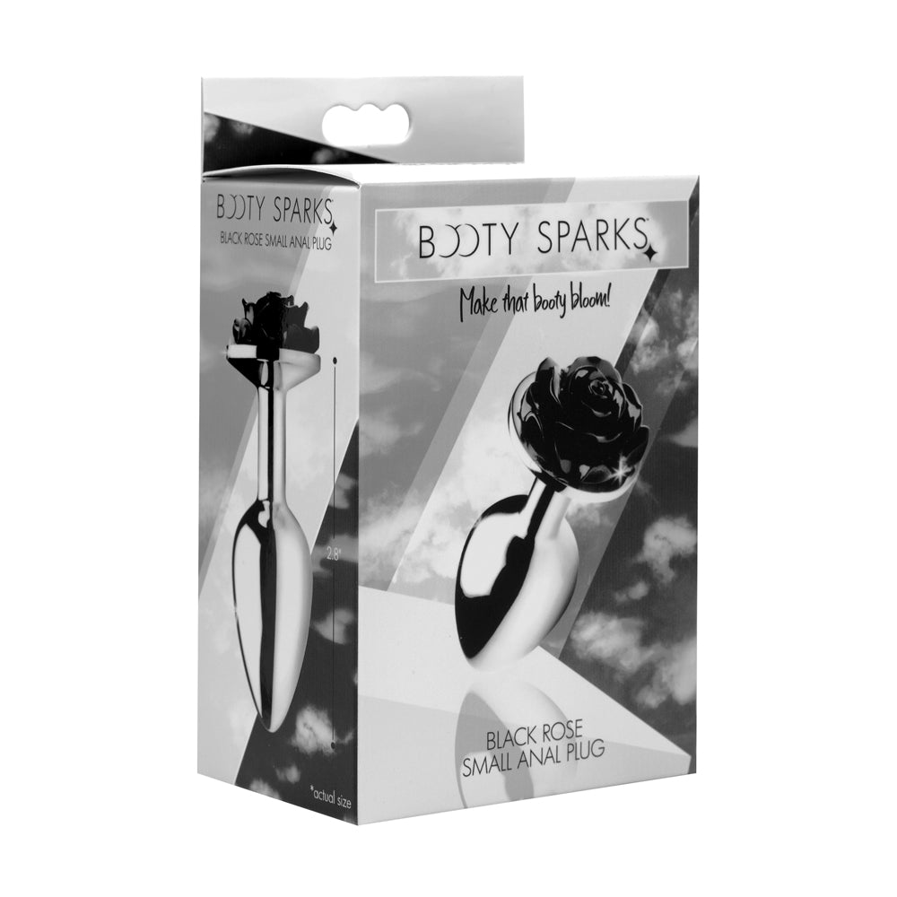 Booty Sparks Black Rose - Small Anal Plug | 848518029959 | Discreet Personal Wellness