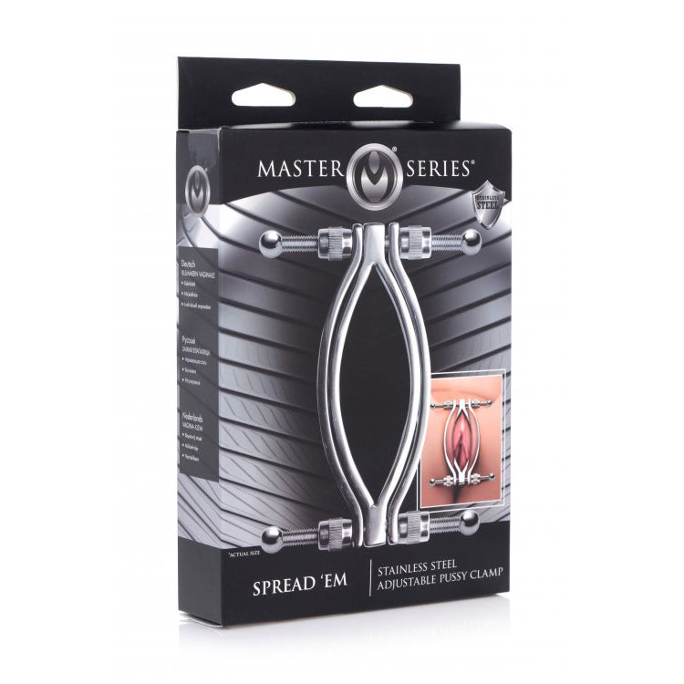 Master Series Vagina Clamp | 848518030801 | Discreet Personal Wellness