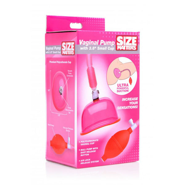 Size Matters Vaginal Pump 3.8" Small Cup | 848518032102 | Discreet Personal Wellness