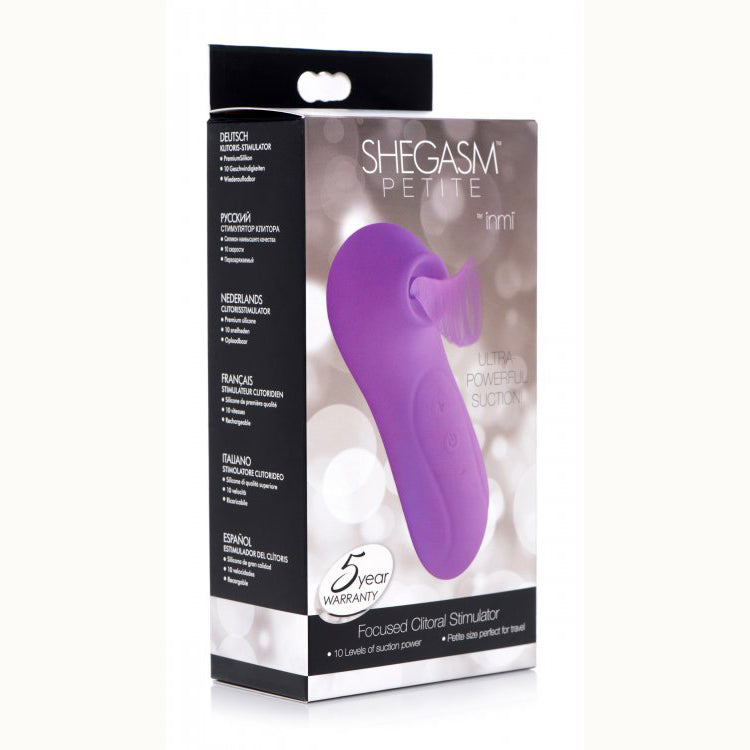 Inmi Shegasm Petite Silicone Focused Clitoral Stimulator | 848518032904 | Discreet Personal Wellness