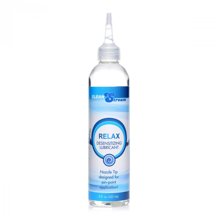 Cleanstream Relax Desensitizing Lubricant With Nozzle Tip 8 oz. | 848518032942 | Discreet Personal Wellness
