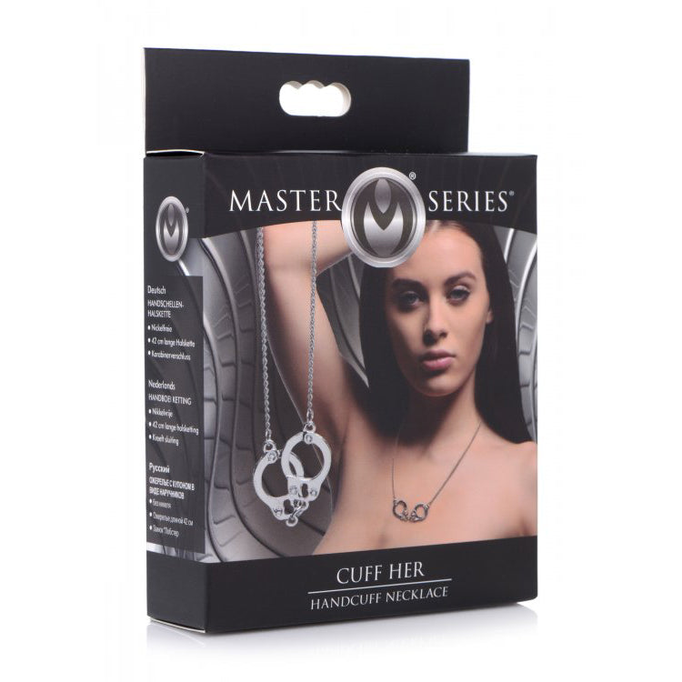 Master Series Cuff Her Handcuff Necklace | 848518034052 | Discreet Personal Wellness