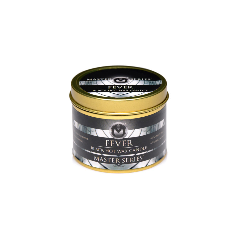 Master Series Fever Black Hot Wax Candle | 848518042415 | Discreet Personal Wellness