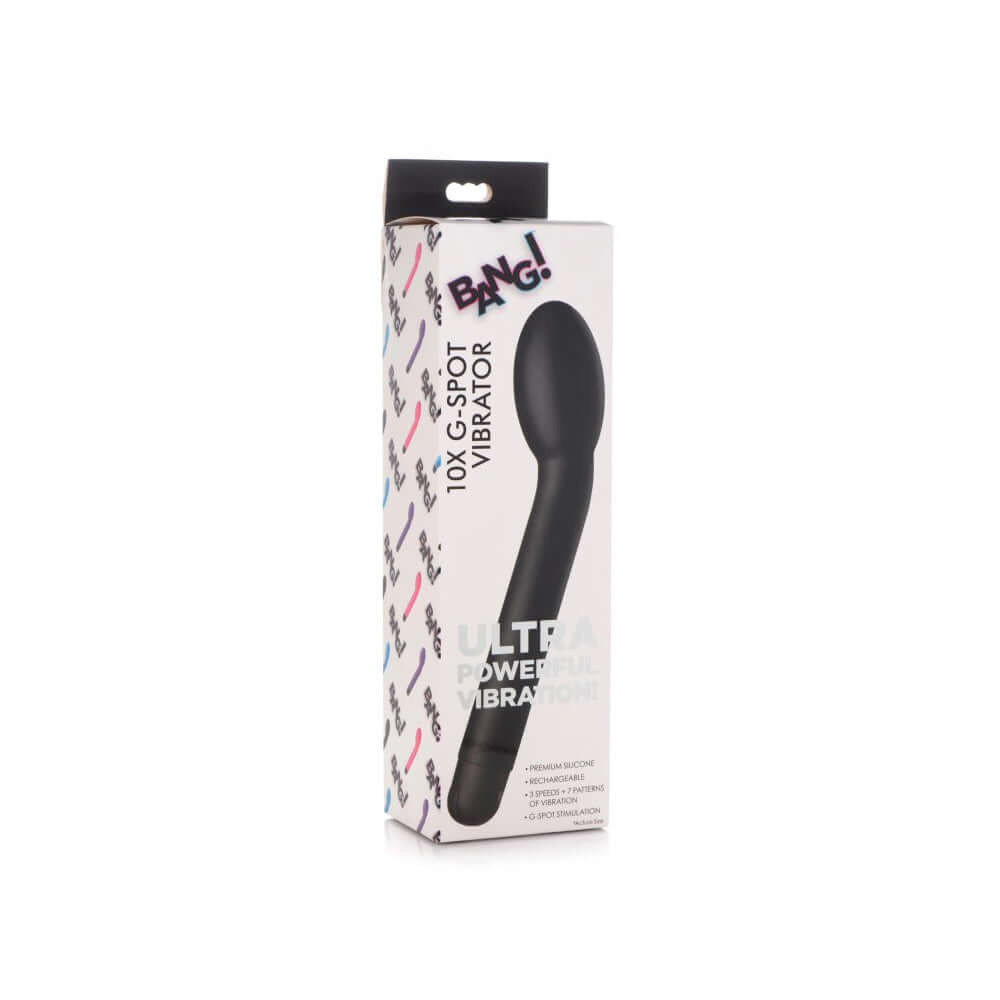 Bang! 10X G-Spot Vibrator Black | 848518044518 | Discreet Personal Wellness
