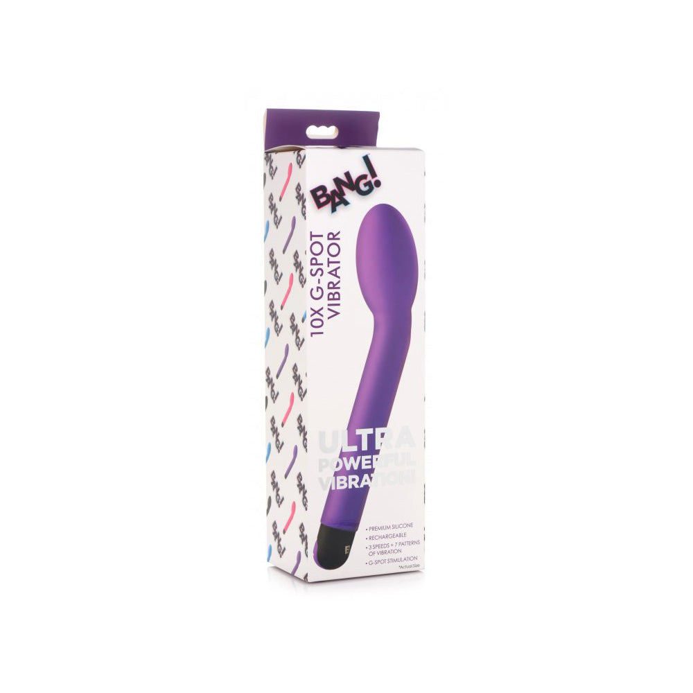 Bang! 10X G-Spot Vibrator Purple | 848518044549 | Discreet Personal Wellness
