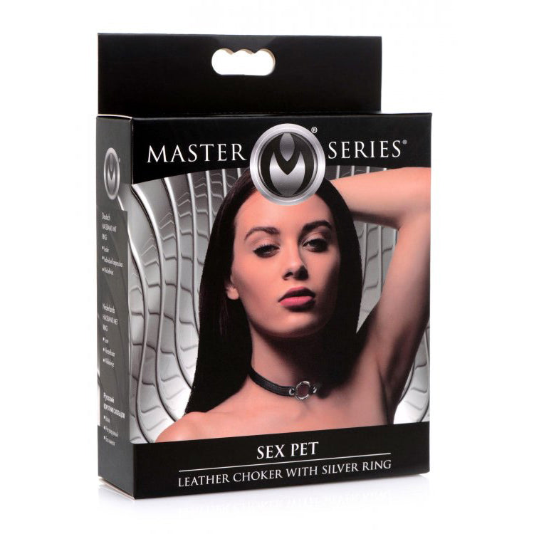 Master Series Slim Collar With O-Ring Black | 848518044563 | Discreet Personal Wellness