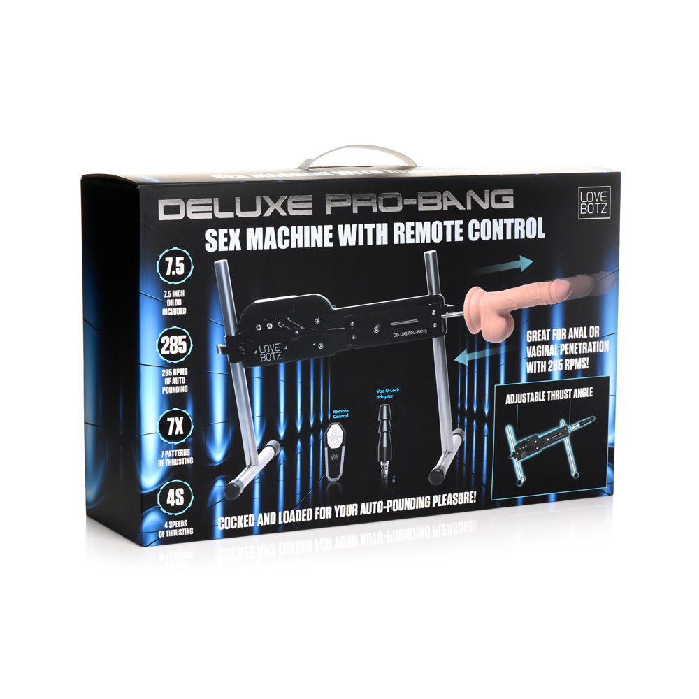 Lovebotz Deluxe Pro-Bang Sex Machine W/ Remote Control | 848518045300 | Discreet Personal Wellness
