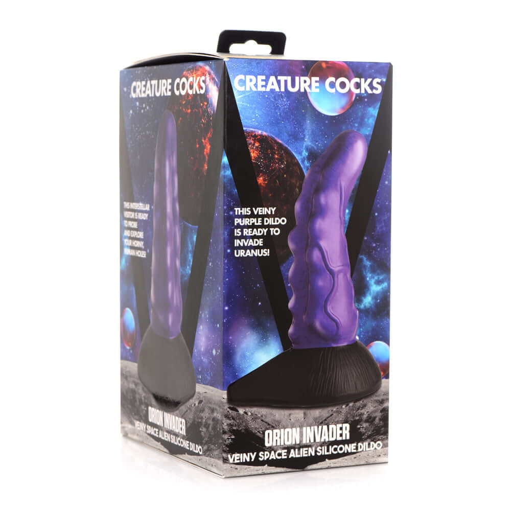 Creature Penis Orion Invader Veiny Space Alien Silicone Dildo | 848518046093 | Discreet Personal Wellness
