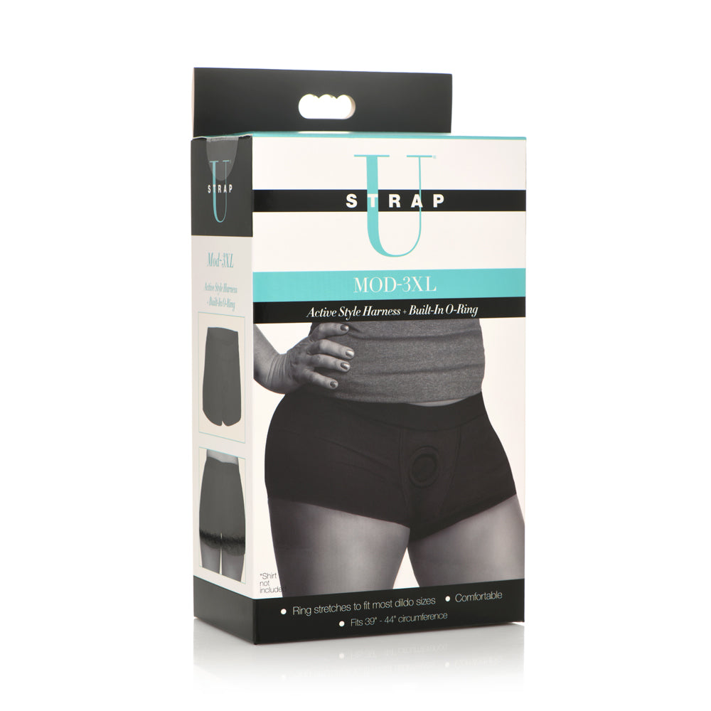 Strap U Mod 3Xl Active Style Harness + Built-In O-Ring | 848518048134 | Discreet Personal Wellness