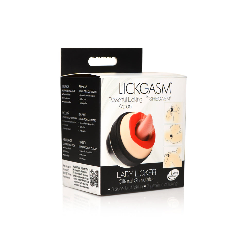 Lickgasm 10X Lady Licker Clitoral Stimulator | 848518051387 | Discreet Personal Wellness