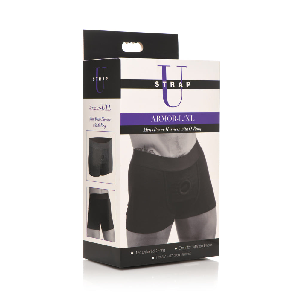 Strap U Boxer Style Harness W/ O-Ring Lxl | 848518051509 | Discreet Personal Wellness