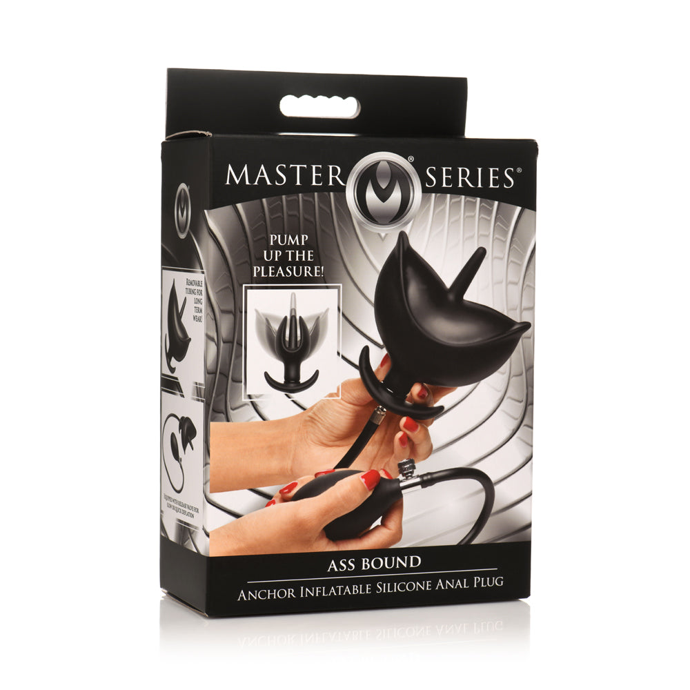 Master Series Bad Buoy Anchor Inflatable Silicone Anal Plug | 848518052353 | Discreet Personal Wellness