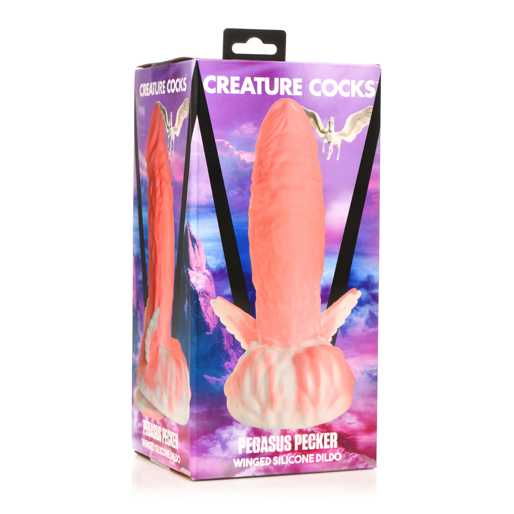 Creature Penis Pegasus Pecker Winged Silicone Dildo | 848518052698 | Discreet Personal Wellness