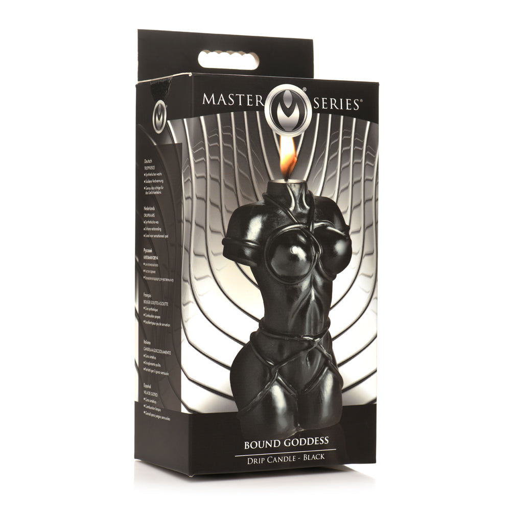 Master Series Bound Goddess Drip Candle Black | 848518053060 | Discreet Personal Wellness