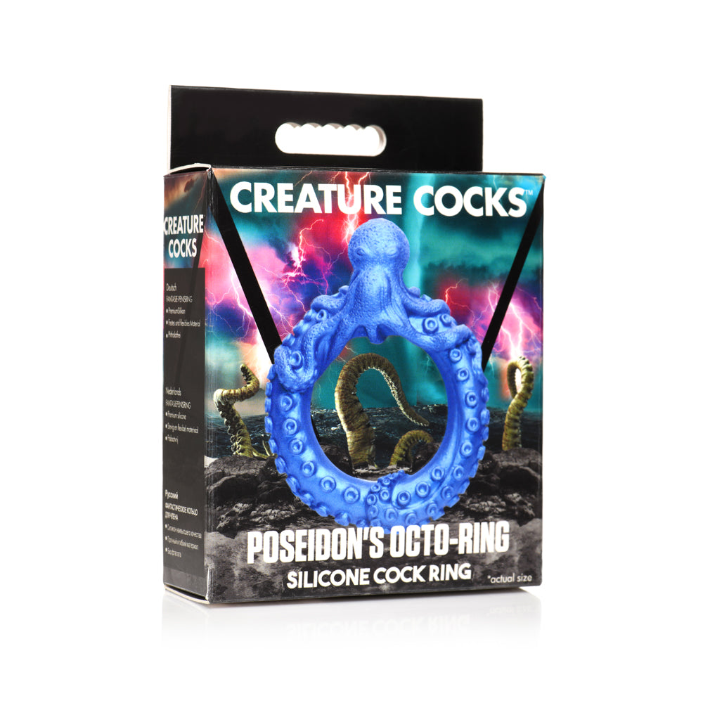 Creature Penis Poseidon's Octo-Ring Silicone Penis Ring | 848518053299 | Discreet Personal Wellness