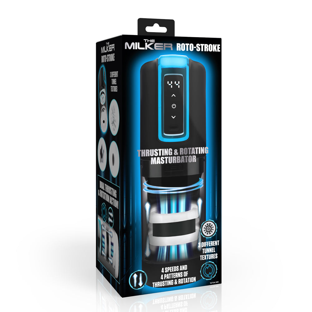 The Milker Thrusting & Rotating Masturbator | 848518056467 | Discreet Personal Wellness