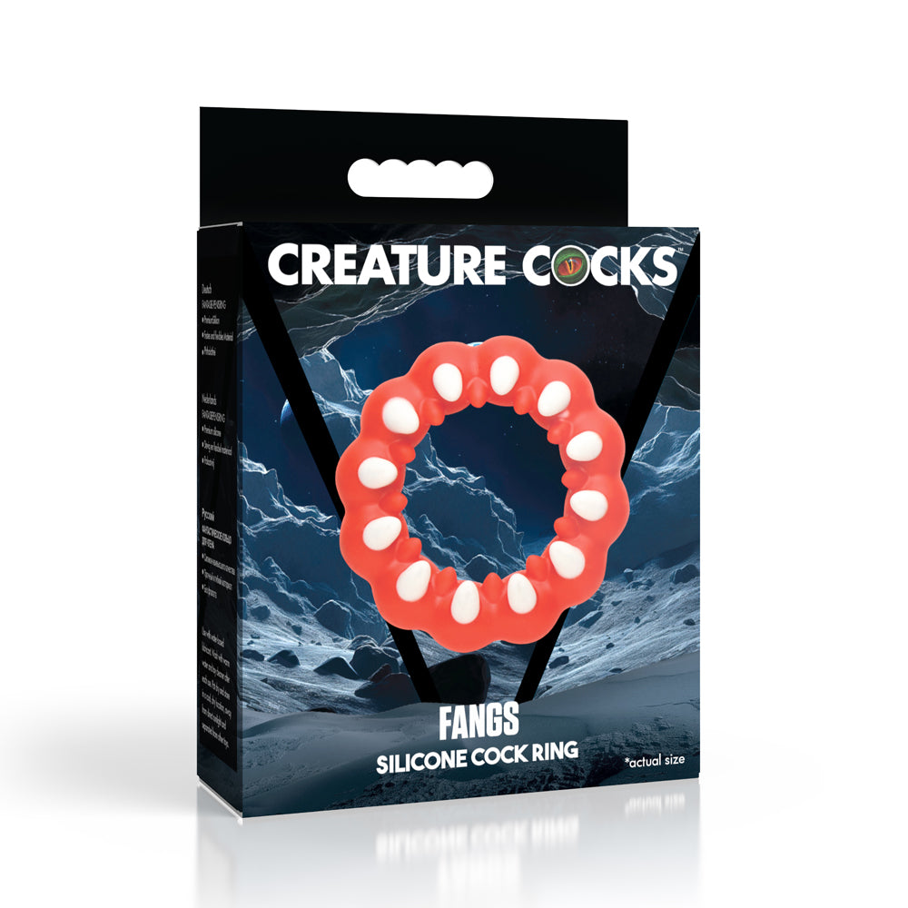 Creature Penis Fangs Silicone Penis Ring | 848518056788 | Discreet Personal Wellness