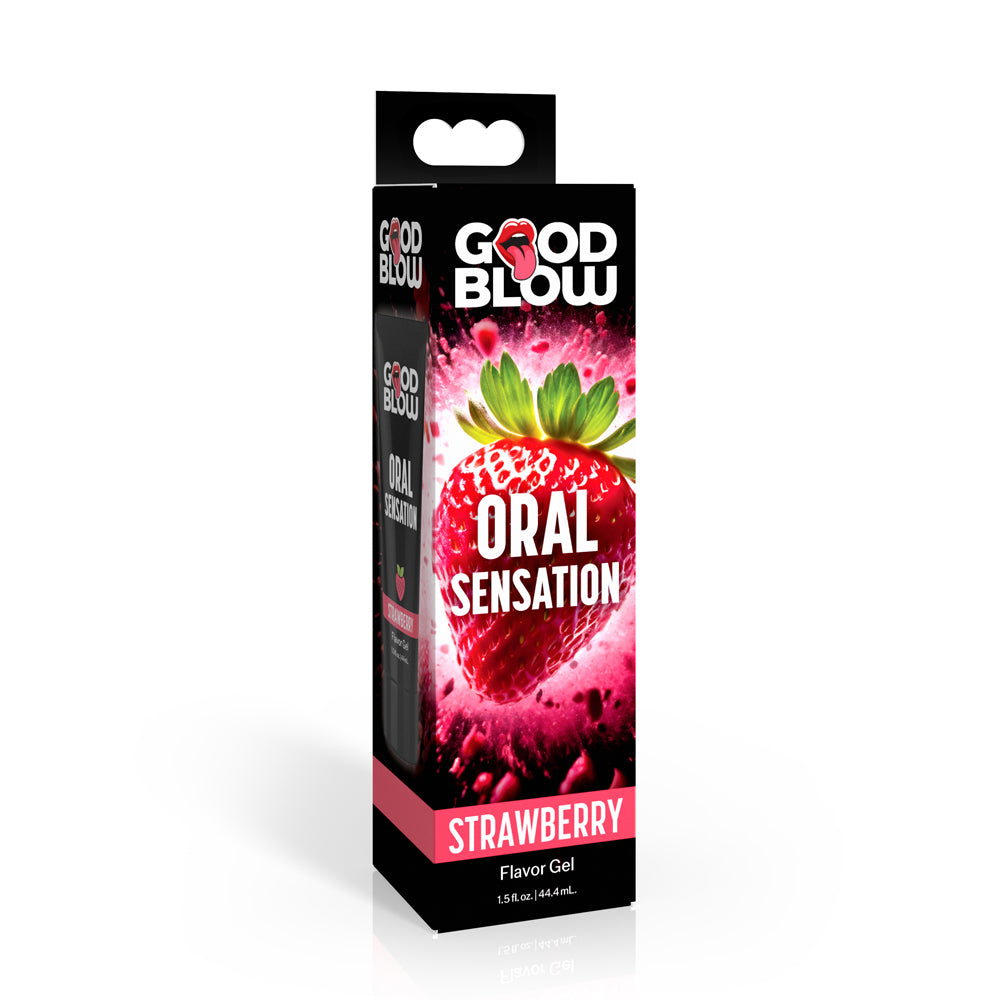 Good Blow Oral Sensation Gel Strawberry | 848518057266 | Discreet Personal Wellness