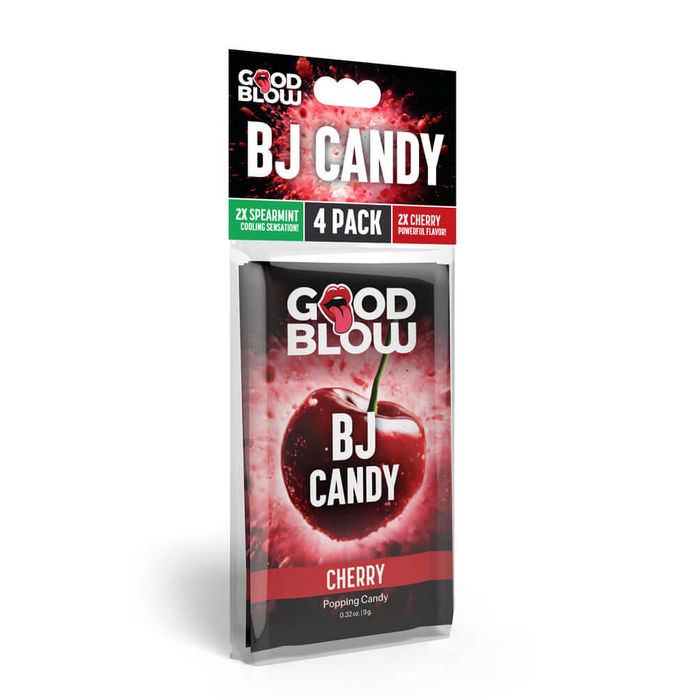 Good Blow BJ Candy Sampler Pack Spearmint/Cherry 4 pcs | 848518057303 | Discreet Personal Wellness