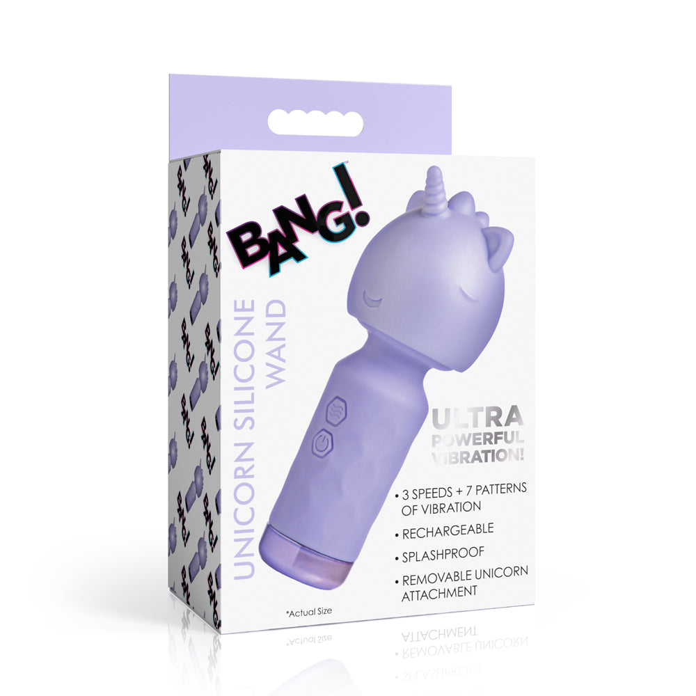 Bang! Unicorn Silicone Wand | 848518058447 | Discreet Personal Wellness