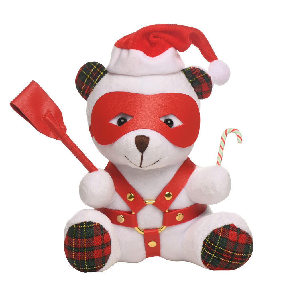 Master Series Holiday Bondage Bear White | 848518059031 | Discreet Personal Wellness